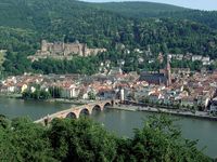 Heidelberg am Neckar (Quelle: Wikipedia, Copyright 2003 Christian Bienia)
